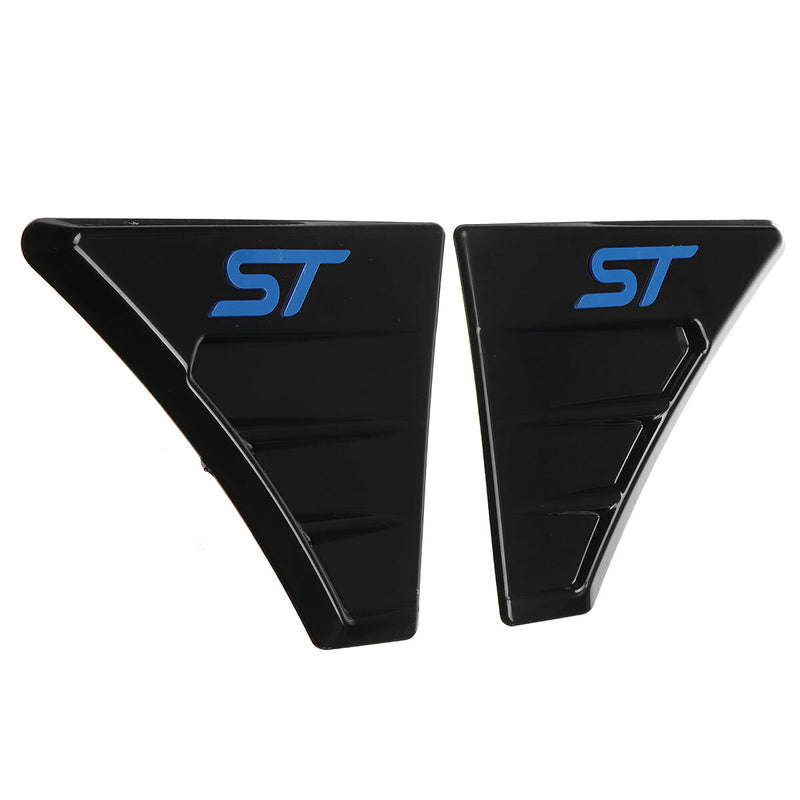 FOR FORD FOCUS MK2 MK3 FIESTA ST Style ZETEC WING VENTS ABS - BLUE LOGO UK