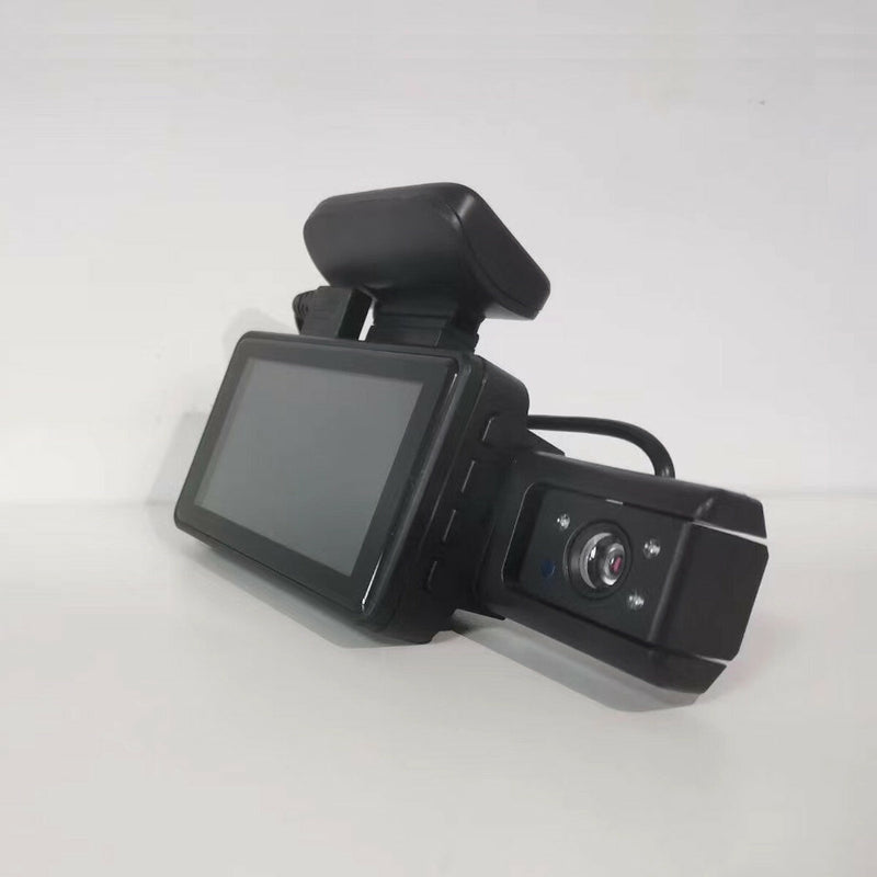 A88 1080P Dash Cam Car DVR 3" Screen Front & Inside Dual Lens Driving Recorder G-sensor Night Vision Motion Detection