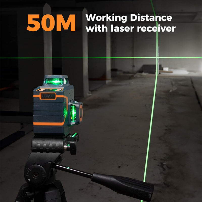 EU US Direct CIGMAN 3x360° CM-701/CM-701SE Self Leveling Line Laser Level Cross Line for Wall Hanging Picture Frame Leveling, Rechargeable Battery, Remote Control & Magnetic Bracket Included, 100ft Working Distance CM-701/CM-701SE