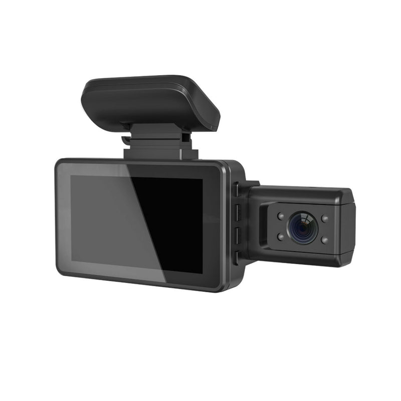 A88 1080P Dash Cam Car DVR 3" Screen Front & Inside Dual Lens Driving Recorder G-sensor Night Vision Motion Detection