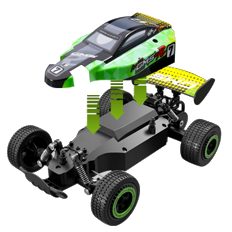 4DRC C8 RTR 1/20 2.4G 2WD RC Car Off-Road High Speed Monster Truck Vehicles All Terrain Remote Control Racing Models Toys