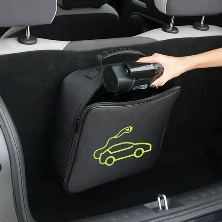 Car Energy Charging Cable Storage Bag Vehicle Charger Plugs Sockets Container Case Waterproof Carry Bag