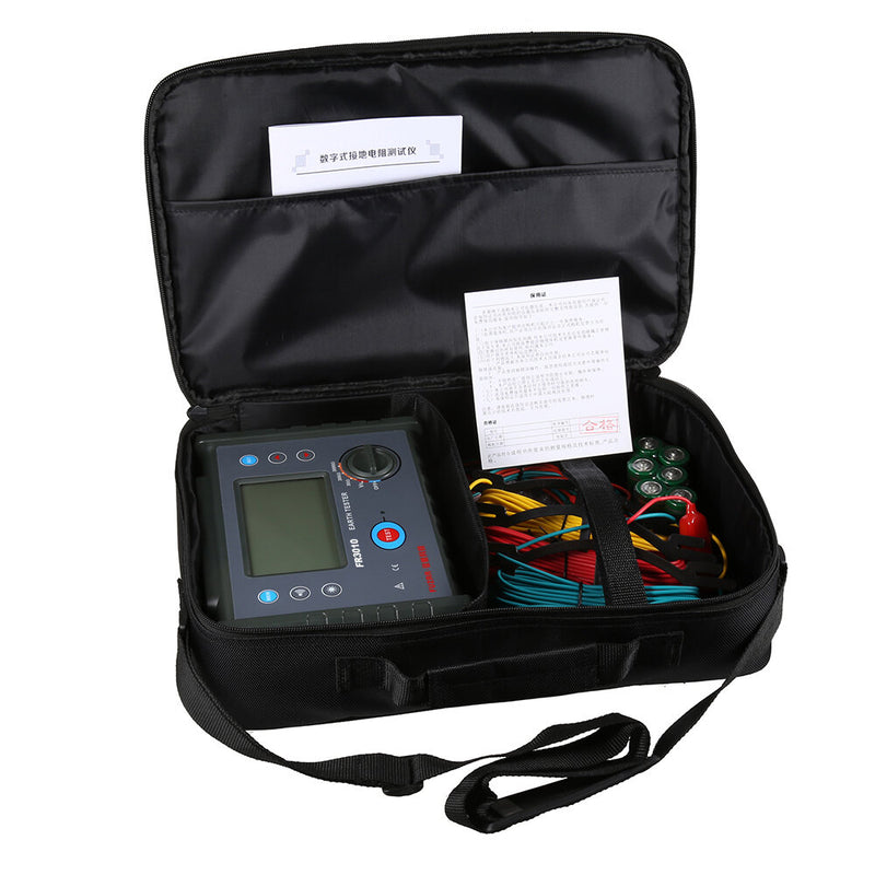 FR3010 Digital Ground Resistance Tester Three-wire Ground Resistance Tester Voltage To Ground / Low Resistance Measurement