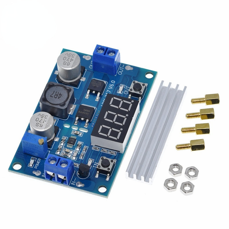 DC DC-DC 3~35V To 3.5~35V LTC1871 Booster Step Up Step-Up Module Converter Regulated Power Supply+VoltMeter