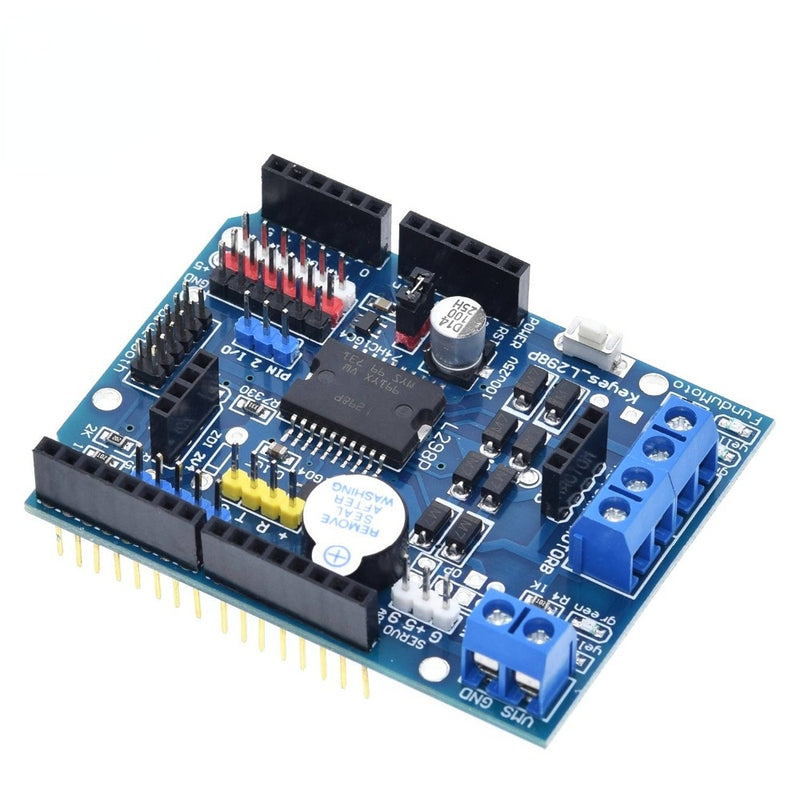 L298P PWM Speed Controller Dual High-Power H-bridge Driver Bluetooth Interface L298P Motor Shield Board for Arduino