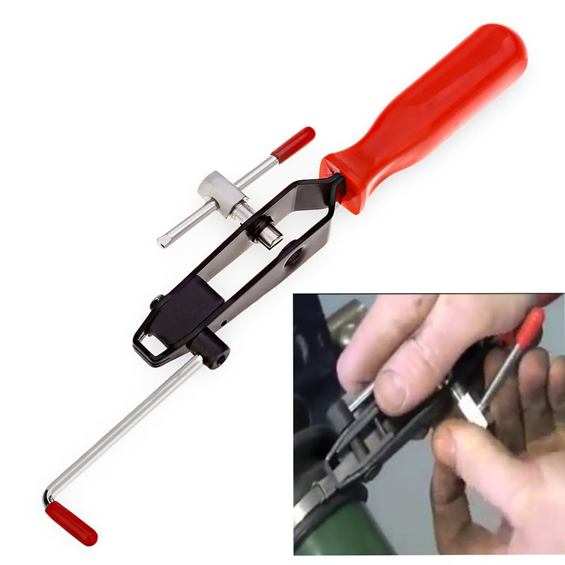 Automotive CV Joint Boot Clamp Crimper Tool with Cutter