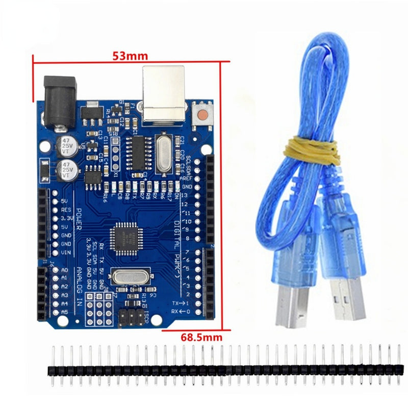 UNO R3 CH340G+MEGA328P Chip 16Mhz for Arduino UNO R3 Development Board + USB CABLE