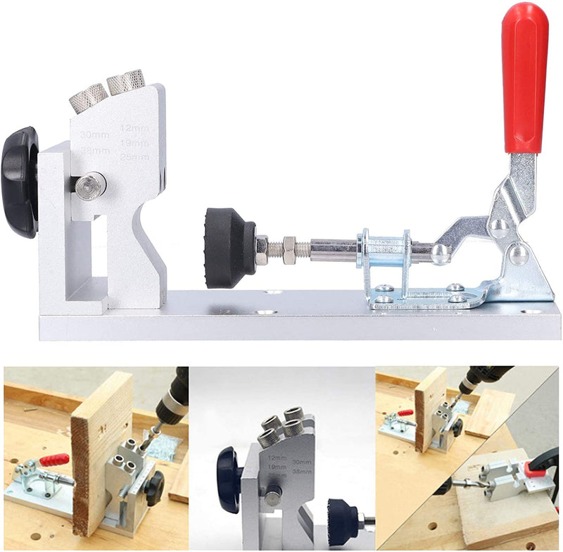 Doctorwood Woodworking Pocket Hole Jig Drilling Locator Punching Positioner for Drilling Holes