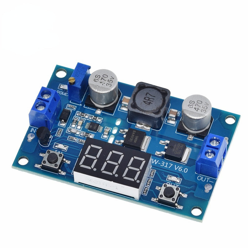 DC DC-DC 3~35V To 3.5~35V LTC1871 Booster Step Up Step-Up Module Converter Regulated Power Supply+VoltMeter