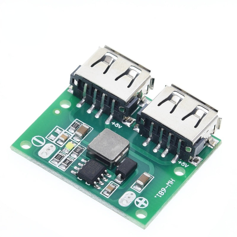 9V 12V 24V To 5V DC-DC Step Down Charger Power Module Dual USB Output Buck Voltage Board 3A Car Charge Charging Regulator 6-26V