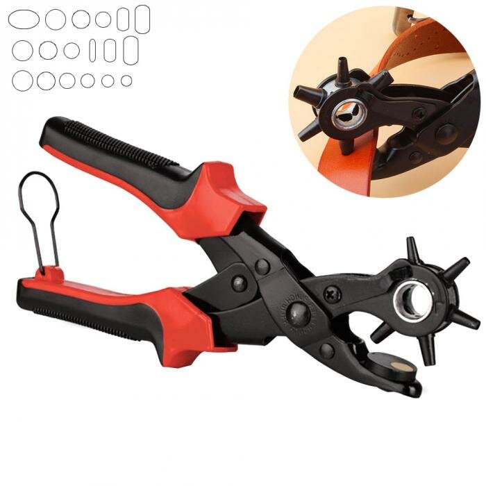 DIY Home or Craft Projects Super Heavy Duty Rotary Puncher Multi Hole Sizes Maker Tool