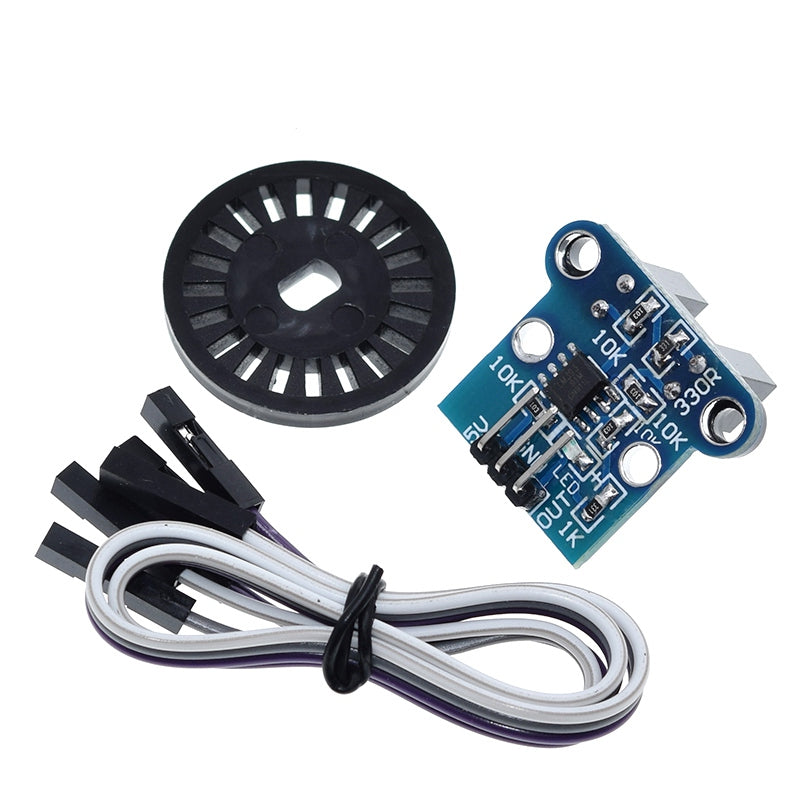 HC-020K Double Speed Measuring Sensor Module with Photoelectric Encoders Kit Top for Arduino