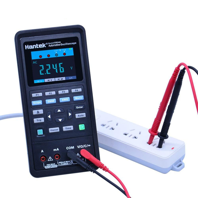 Hantek 2D82 AUTO Digital Oscilloscope Multimeter 4 In1 2 Channels 80MHz Signal Source Automotive Diagnostic 250MSa/s