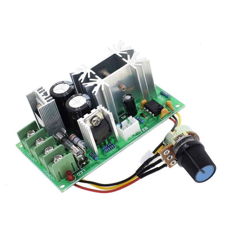 DC 10-60V Motor Speed Control Regulator PWM Motor Speed Controller Switch 20A Current Regulator High Power Drive Module