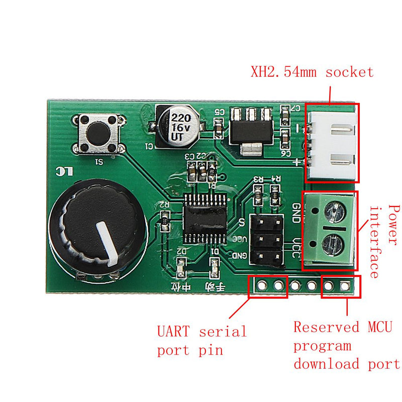 Dual Servos Knob Serial Port Control Board Futaba MG995 SG90 Steering Gear Debugging Module