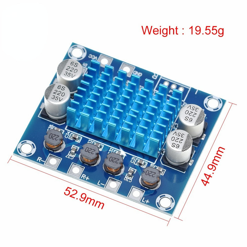 TPA3110 XH-A232 30W+30W 2.0 Channel Digital Stereo Audio Power Amplifier Board DC 8-26V 3A for Arduino