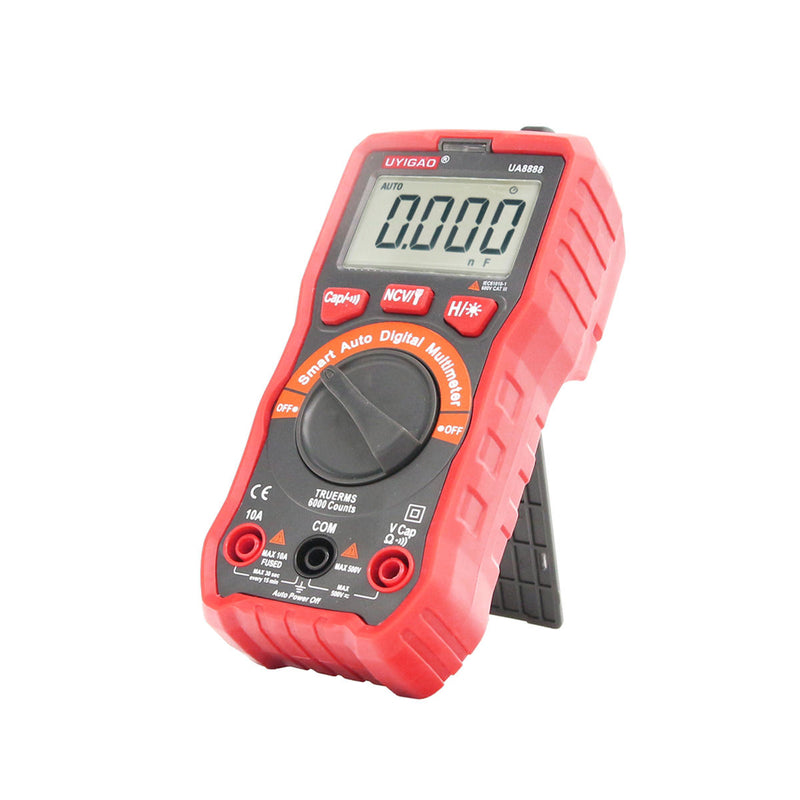 UNICAO UA888 Digital Auto Meters Multimeter Handheld Tester AC/DC/Resistanc/NCV