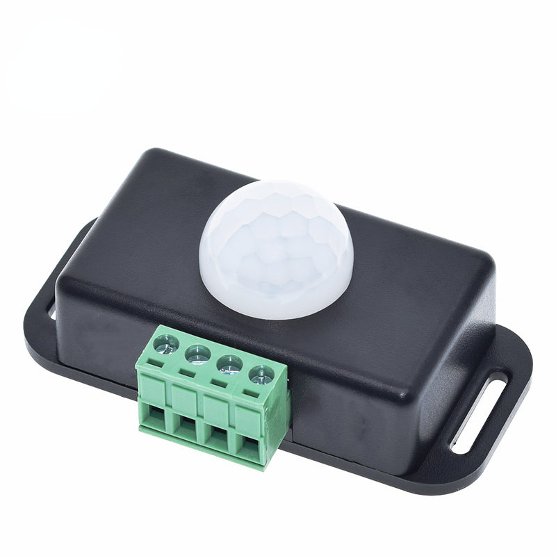 DC 12V 24V 8A Automatic Adjust PIR Motion Sensor Switch IR Infrared Detector Light Switch Module for LED Strip Light Lamp