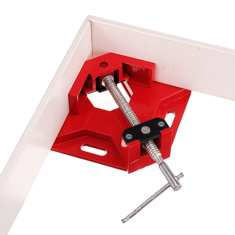 Drillpro 90 Degree Corner Right Angle Clamp T Handle Vice Grip Woodworking Quick Fixture Aluminum Alloy Tool Clamps