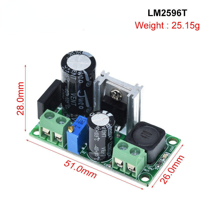 LM2596T LM2596HVT DC-DC Adjustable Step-down 3A Power Supply Module DC 5V-50V 3A Large Current Large Power