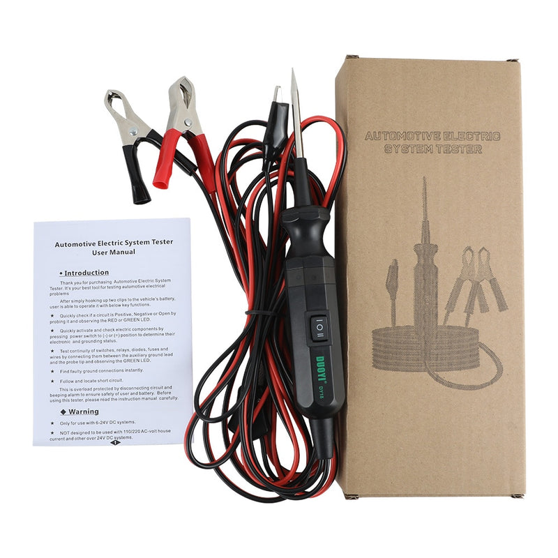 DUOYI DY18 Car Circuit Tester Power Probe  12V 24V Electrical Current Track Locate Short Circuits Bad Ground Contacts